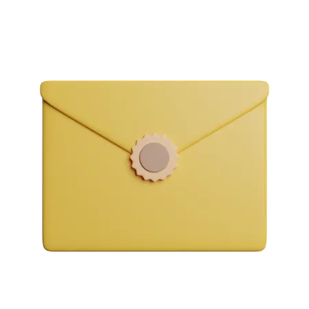 Envelope Message Invitation 3D Icon