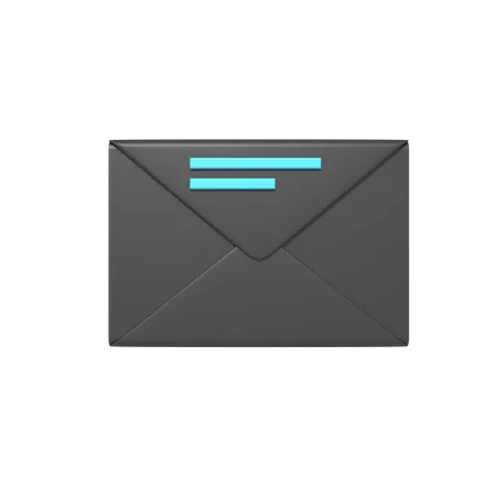 3 D Icon Of Envelope 3D Icon