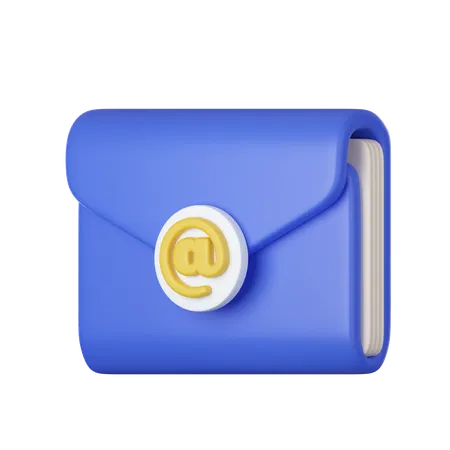 Envelope Email With Logo Icon Management Efficient Work On Project Plan Concept Assignment And Exam Work Solution Render Illustration 3D Icon