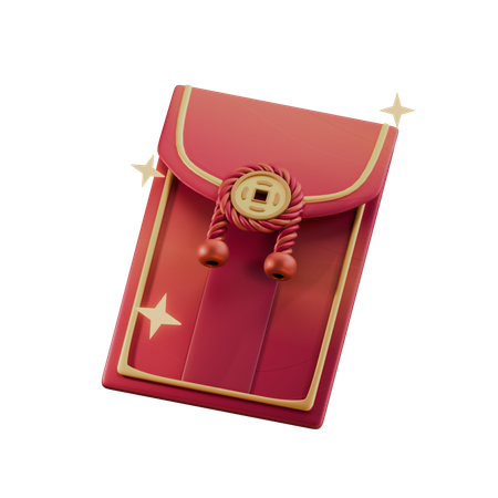 Envelope chinês  3D Icon