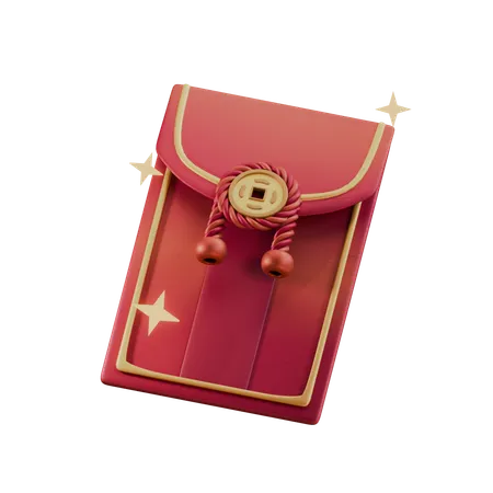 Envelope chinês  3D Icon