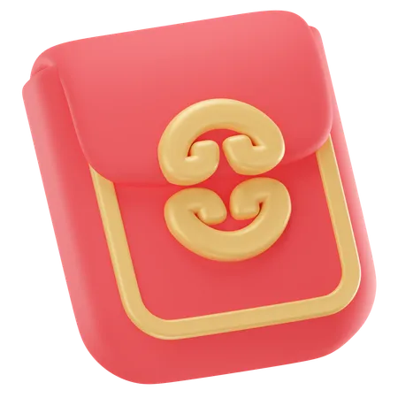 Envelope Chinês  3D Icon