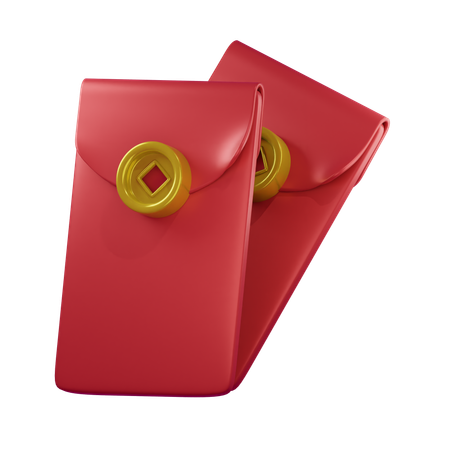 Envelope Chinês  3D Icon