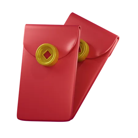 Envelope Chinês  3D Icon