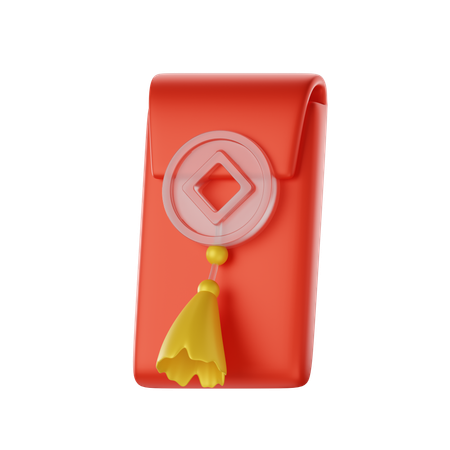 Envelope Chinês  3D Icon