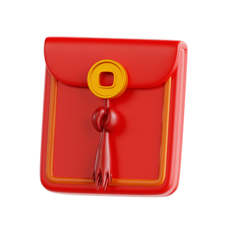 Envelope Chinês  3D Icon