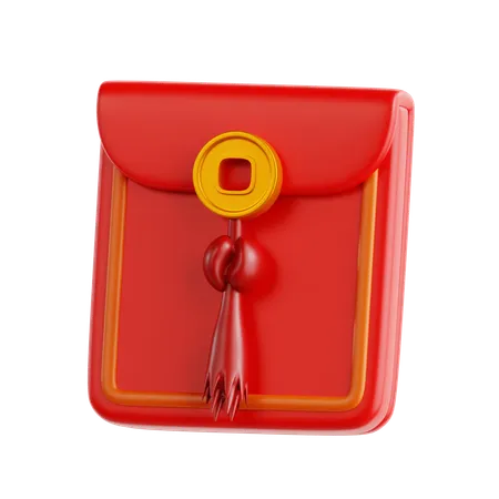 Envelope Chinês  3D Icon