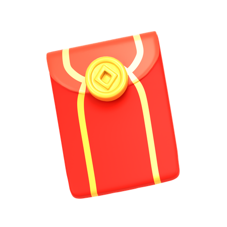 Envelope Chinês  3D Icon