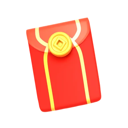 Envelope Chinês  3D Icon