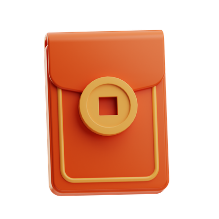 Envelope Chinês  3D Icon