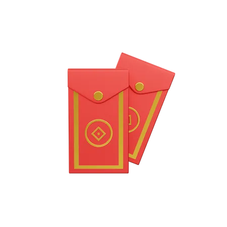 Envelope Chinês  3D Icon