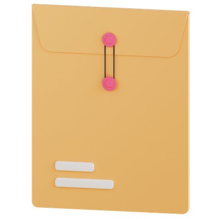 Envelope confidencial  3D Icon