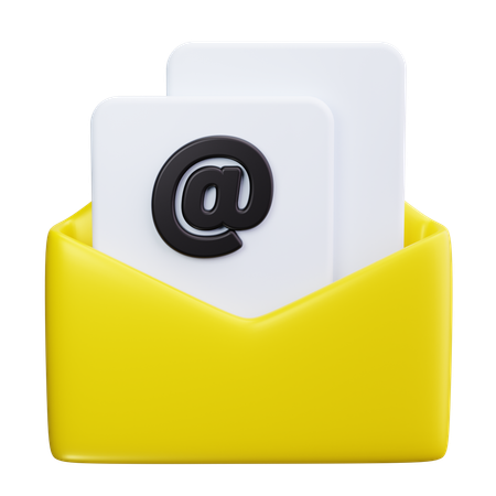 Envelope de correio  3D Icon