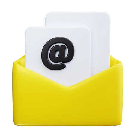 Envelope de correio  3D Icon