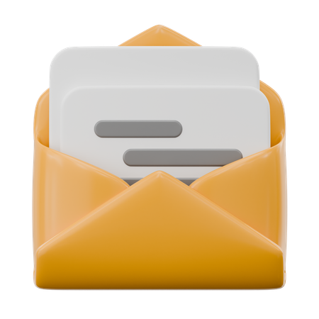 Envelope de e-mail  3D Icon