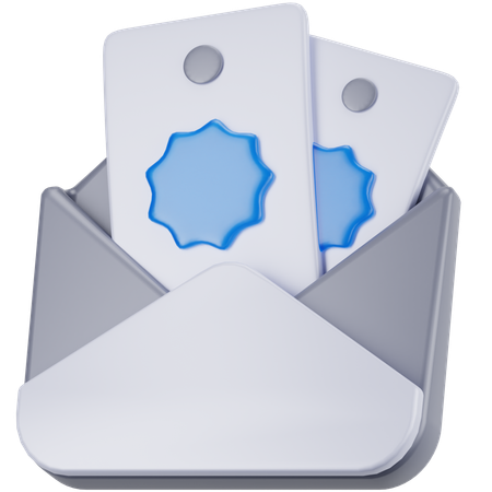 Envelope de dinheiro  3D Icon