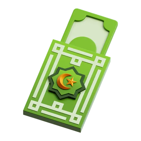 Envelope de dinheiro  3D Icon