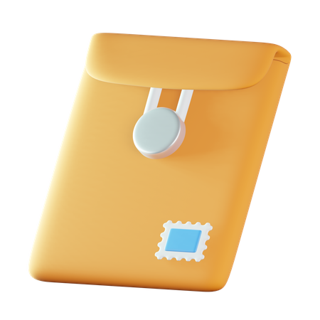 Envelope Document 3D Icon