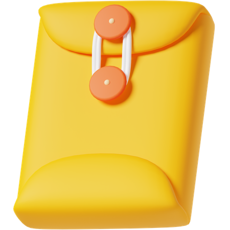 Documento de envelope  3D Icon