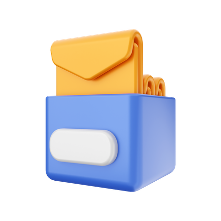 Envelope Folder  3D Illustration