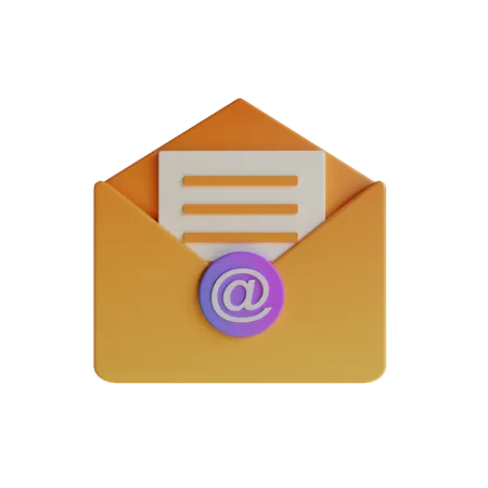 Envelope Mail  3D Icon