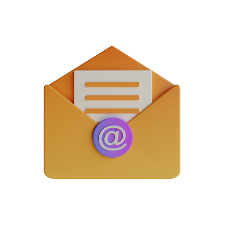 Envelope Mail  3D Icon