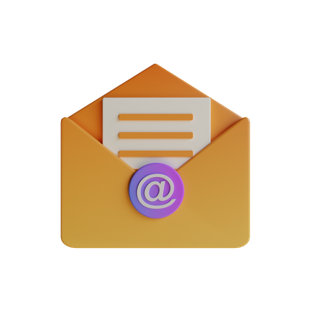 Envelope Mail  3D Icon