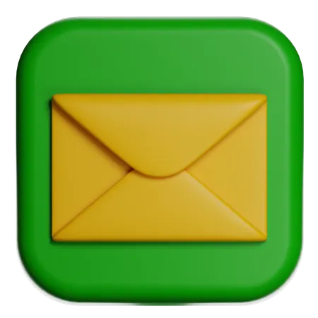Envelope Messaging  3D Icon