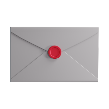 Envelope selado  3D Icon