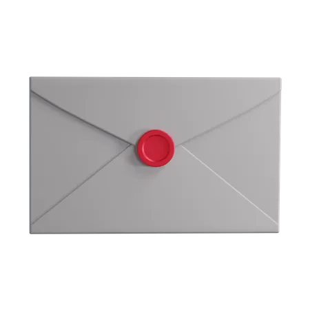 Envelope selado  3D Icon