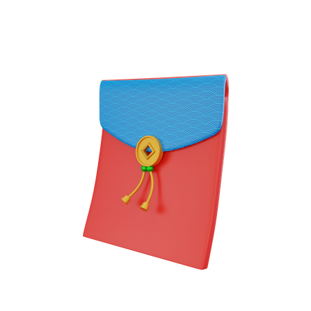 Envelope vermelho  3D Icon