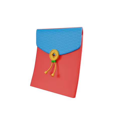 Envelope vermelho  3D Icon