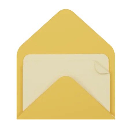 Enveloppe  3D Icon