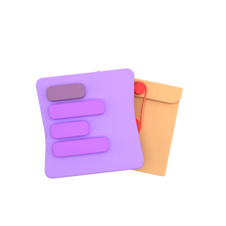 Enveloppe  3D Icon