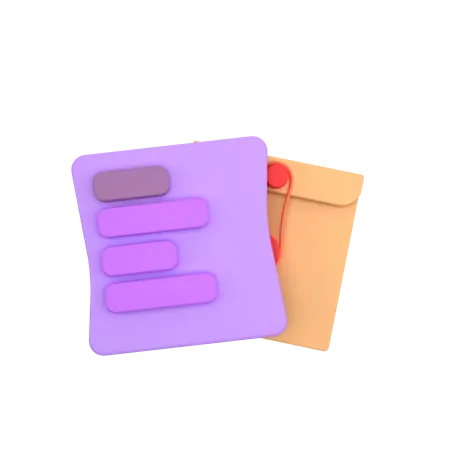 Enveloppe  3D Icon