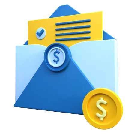 Enveloppe  3D Icon