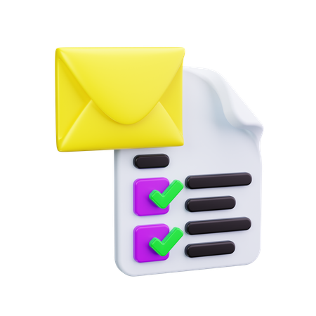 Enveloppe  3D Icon