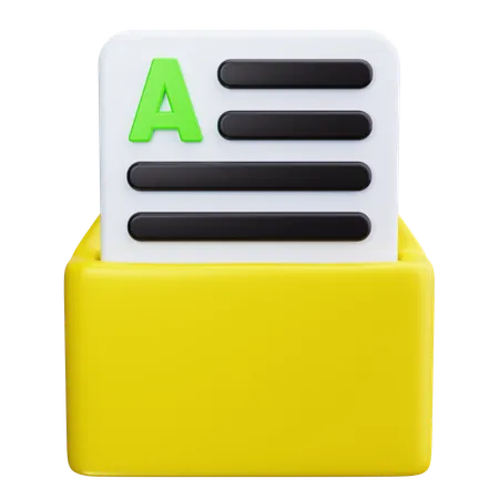 Enveloppe  3D Icon