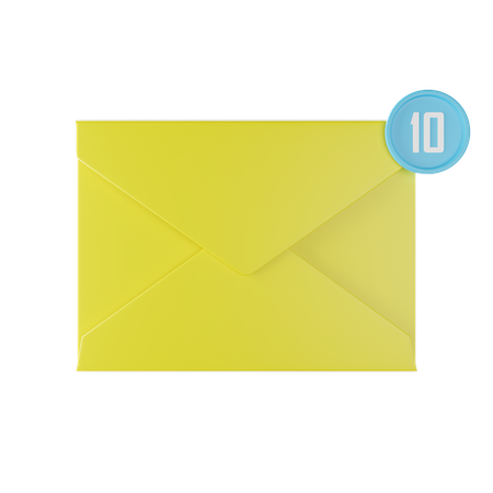 Enveloppe  3D Icon