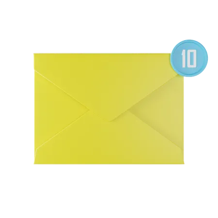 Enveloppe  3D Icon