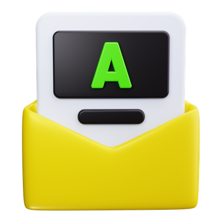 Enveloppe  3D Icon