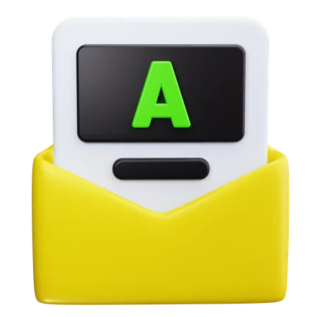 Enveloppe  3D Icon