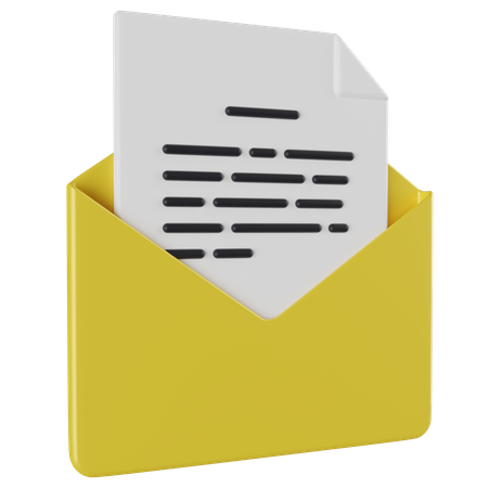 Enveloppe  3D Icon