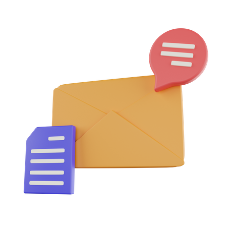 Enveloppe  3D Icon