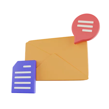 Enveloppe  3D Icon