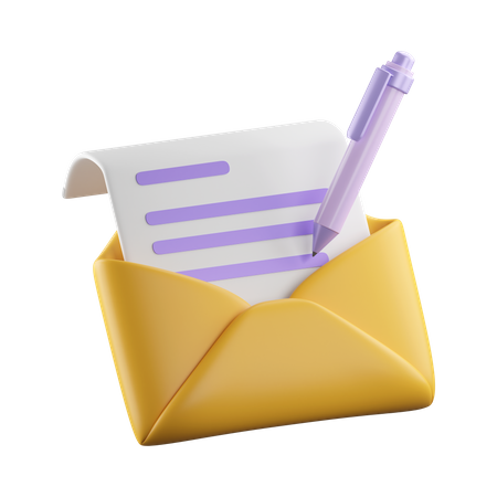 Enveloppe  3D Icon