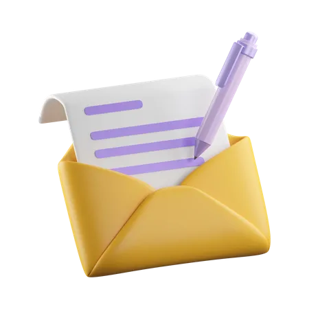 Enveloppe  3D Icon