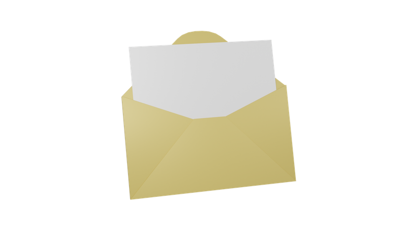 Enveloppe  3D Icon