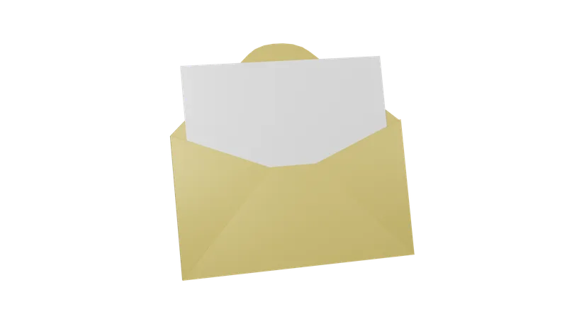 Enveloppe  3D Icon