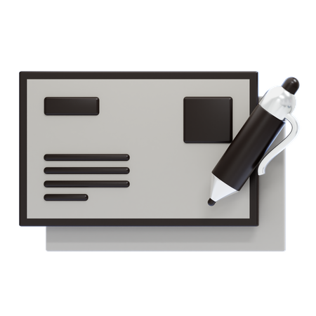 Enveloppe  3D Icon